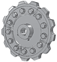 Cast Segmental Sprocket Rim